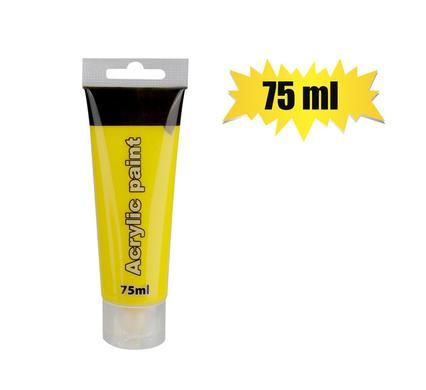 PAINT ACRYLIC TUBE 75ml YELLOW_0