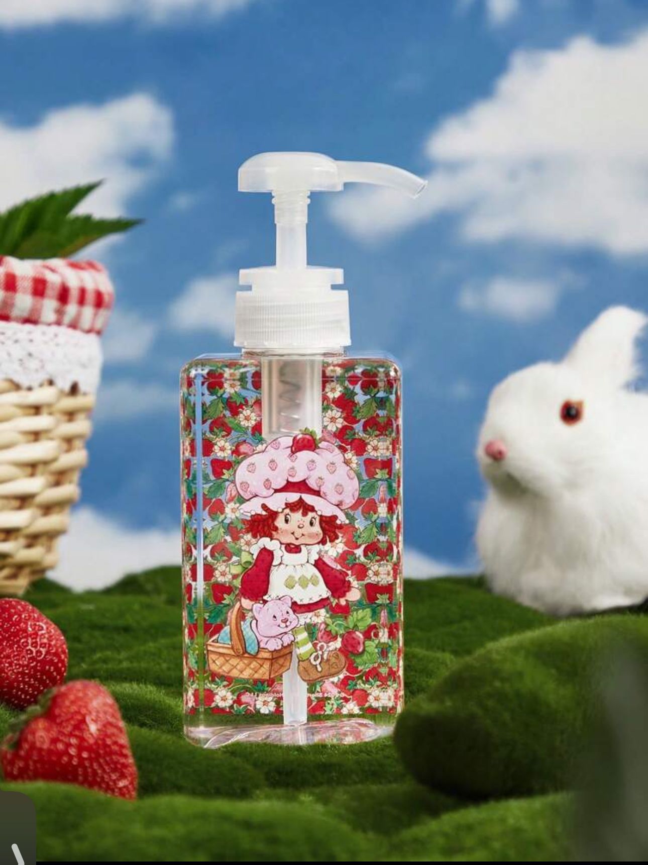 Strawberry Shortcake Press Type Bottle - 450ML _0