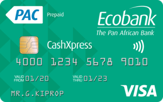 Achat carte VISA Prépayée UBA, CashXpress. 5000 FCFA ; Chargement de la carteCarte _0