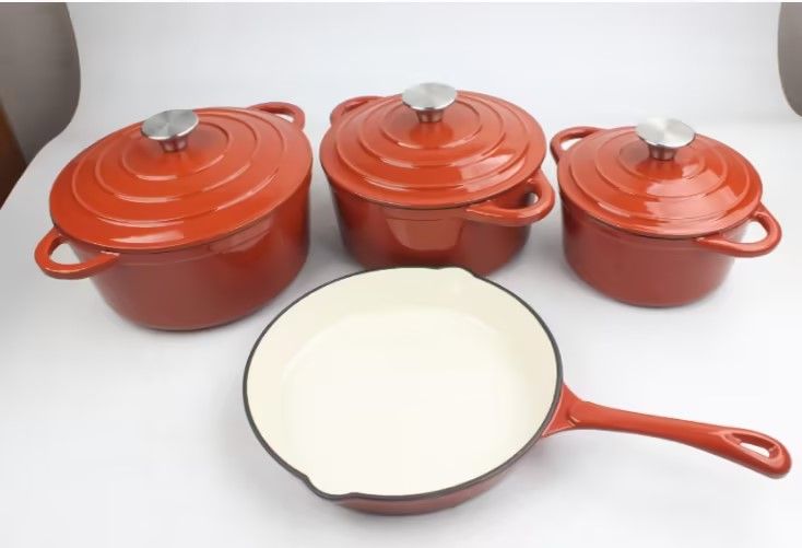 Enamel Cast Iron Cooking Pots_1