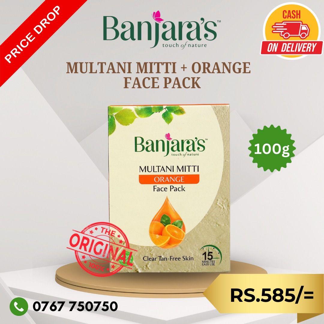 Banjara's Orange Face Pack - 100g_0