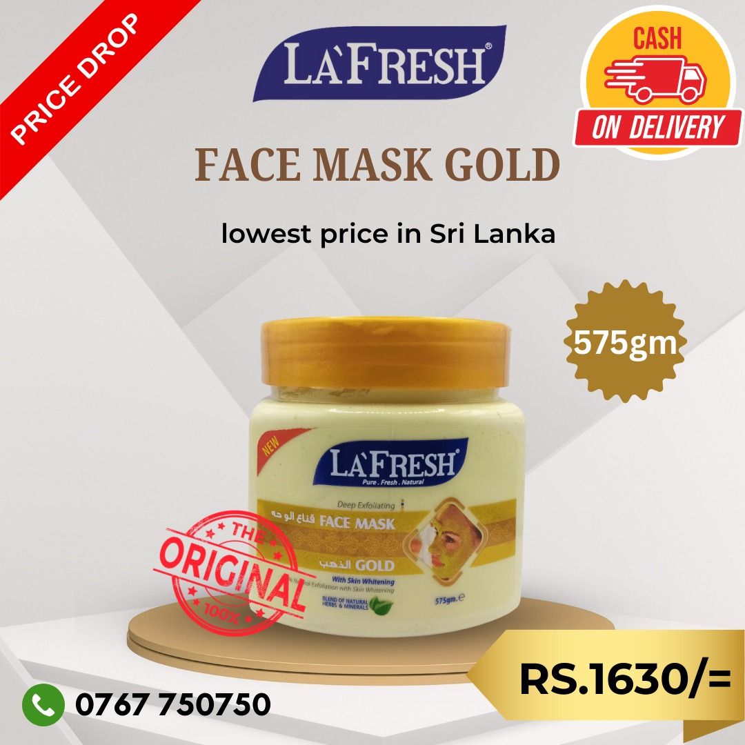 La Fresh Face Mask Gold - 575gm_0