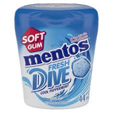 Mentos Fresh Dive Chewing Gum Peppermint Flavor - sugar free_0