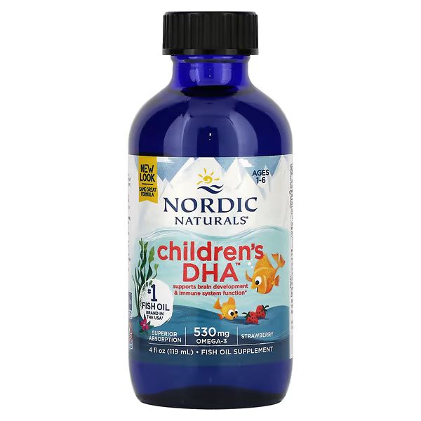 Children's DHA, 530 mg Omega 3, Strawberry Flavour_0