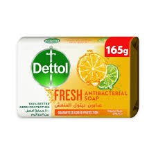 Dettol Fresh Antibacterial Soap Bar Citrus & Orange Blossom Scent_0