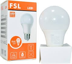 FSL 9W LED Light Bulb for E27 Base - mercury free_0