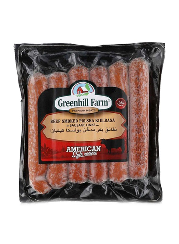 Greenhill Farm American Style Smoked Polska Beef Kielbasa Sausage Links_0