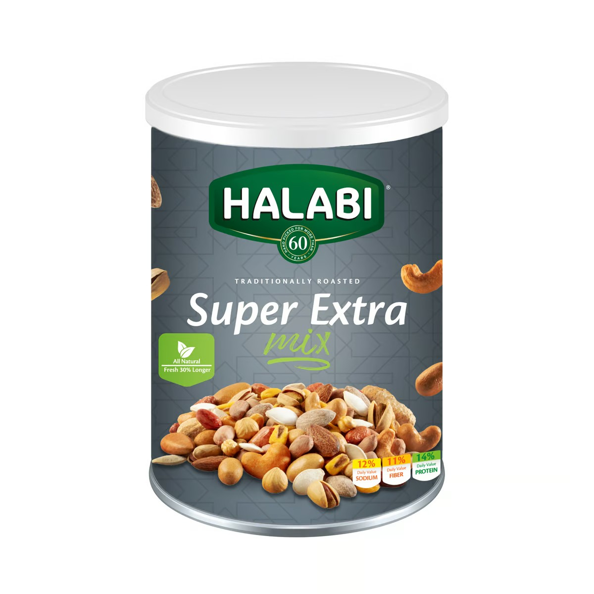 Halabi Baked Super Extra Mixed Nuts - pork derivative free_0