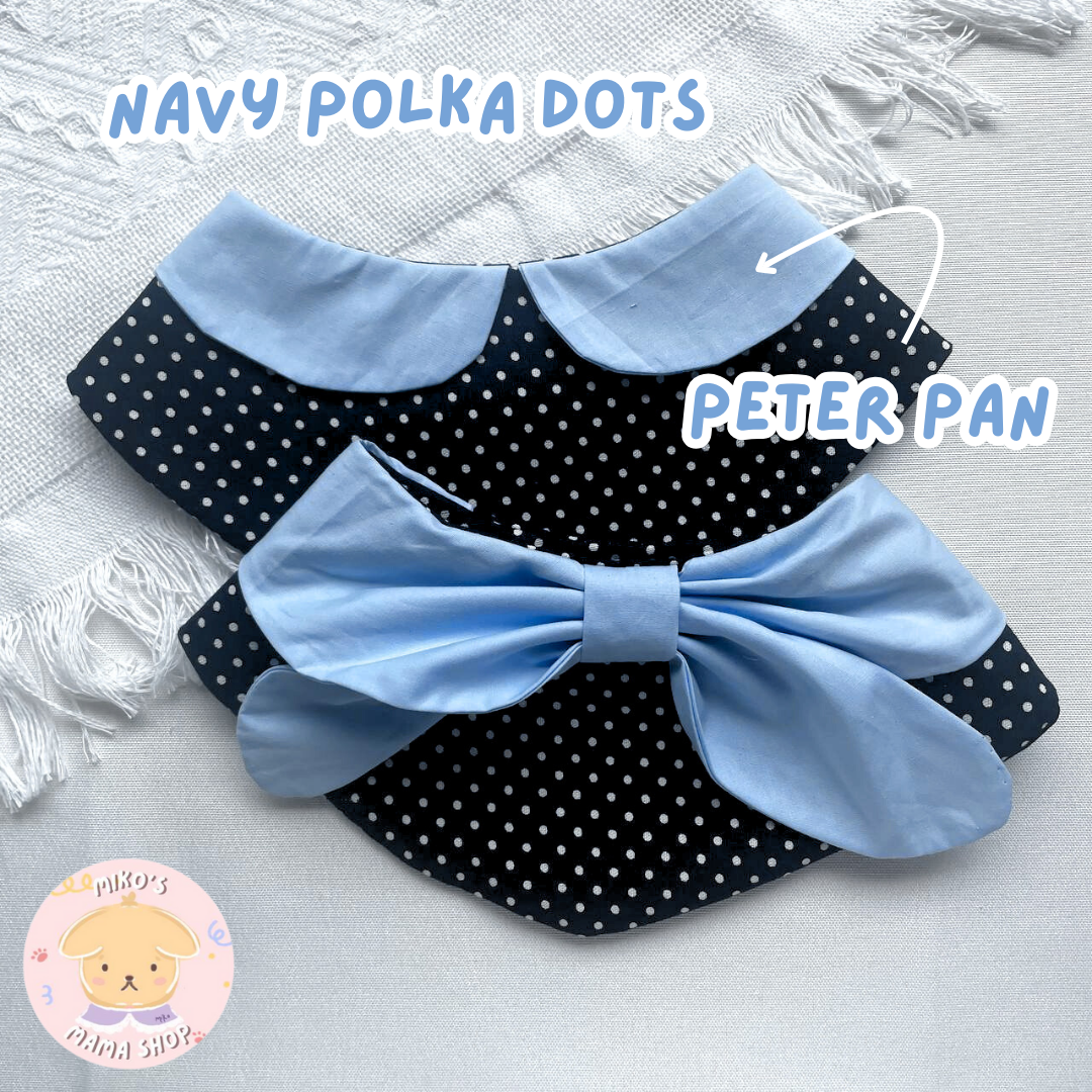 Navy Polka Dots Peter Pan Collar (Premium)_1