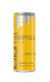 Red Bull The Yellow Edition Energy Drink Tropical Fruit Flavor_0