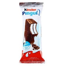 Kinder Pingui Chilled Chocolate Coated Sponge Cake Bar Filled with Milky - preservatives free  colors free_0