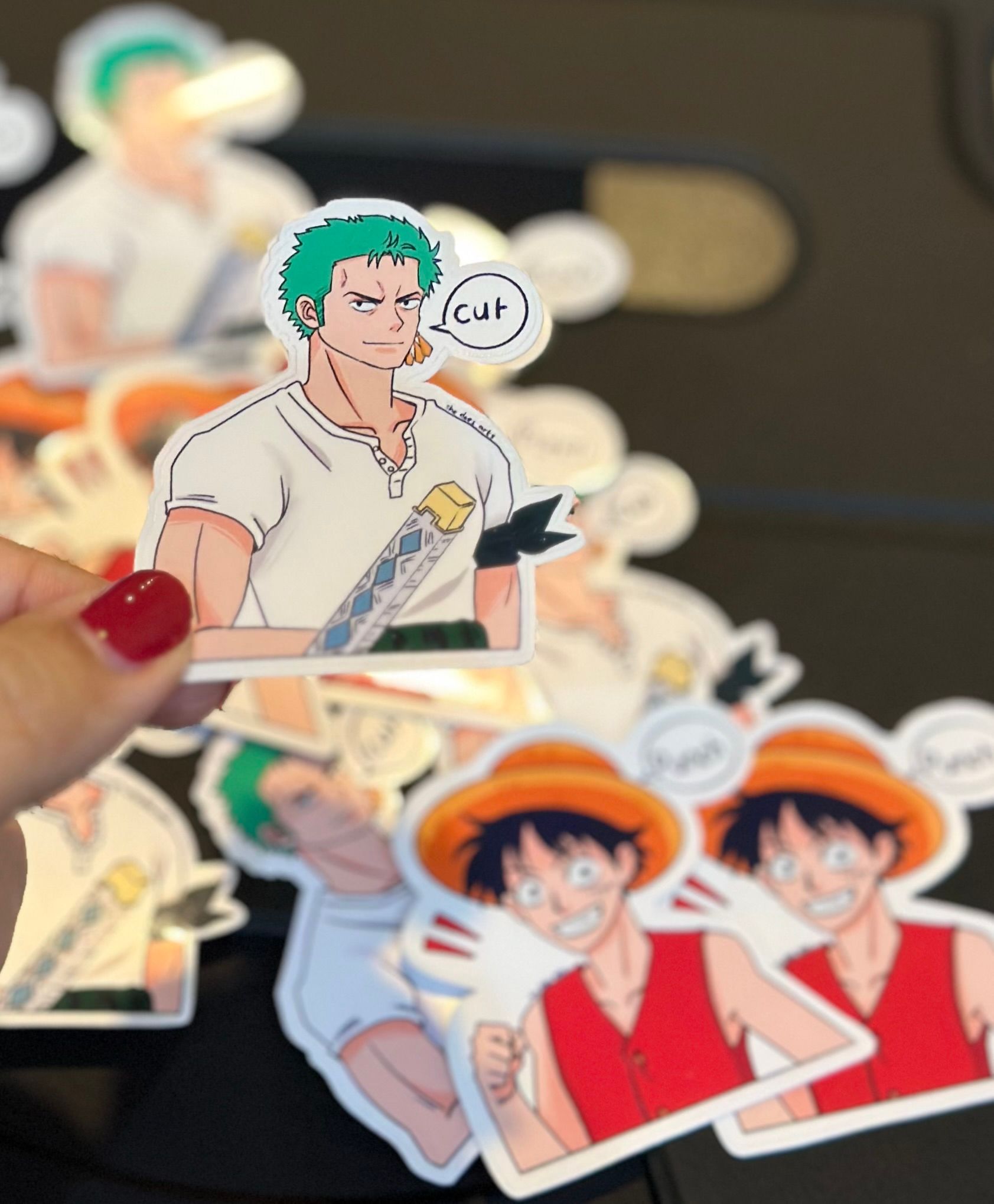 Zoro glossy sticker _1