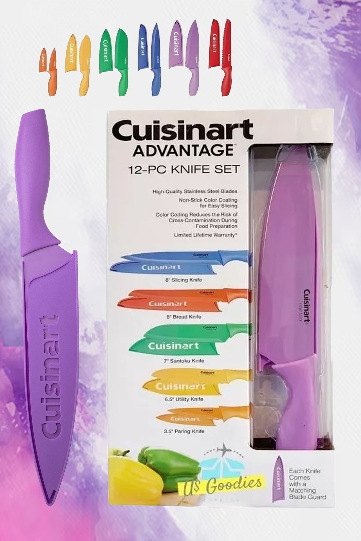 CUISINART ADVANTAGE 12 PIECE KNIFE SET_0