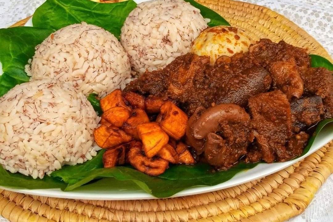 Ofada Rice and Ayamase stew_0