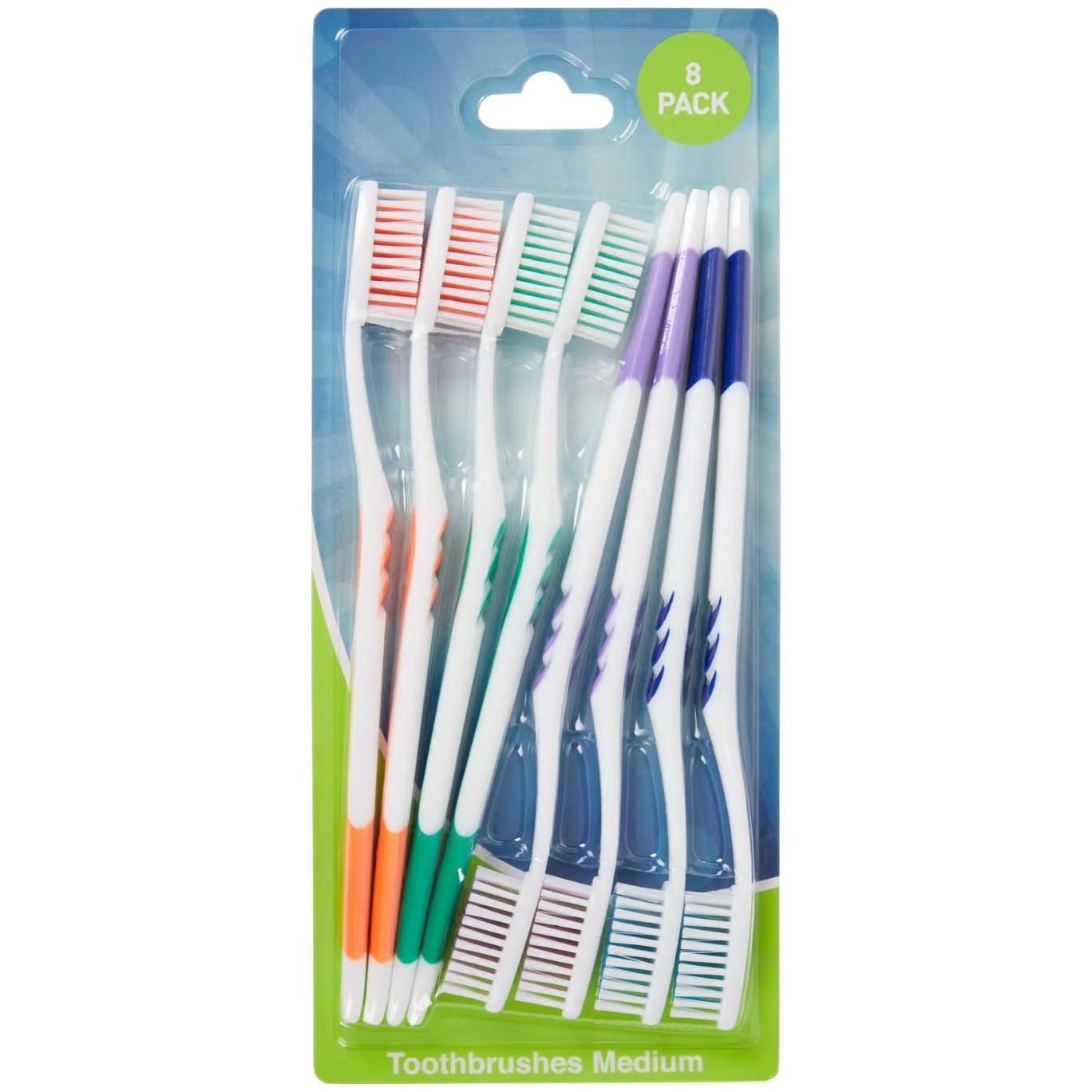 Brosses à dents Medium (paquet de 8 brosses)_0