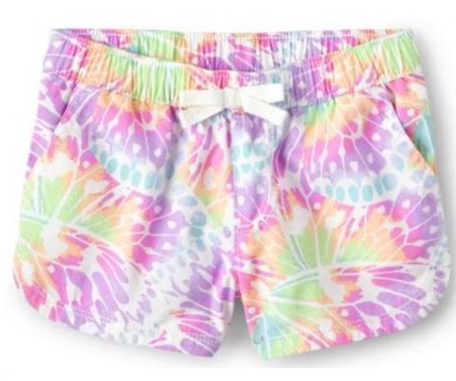 Children’s Place toddler girl drawstring pull on shorts _0