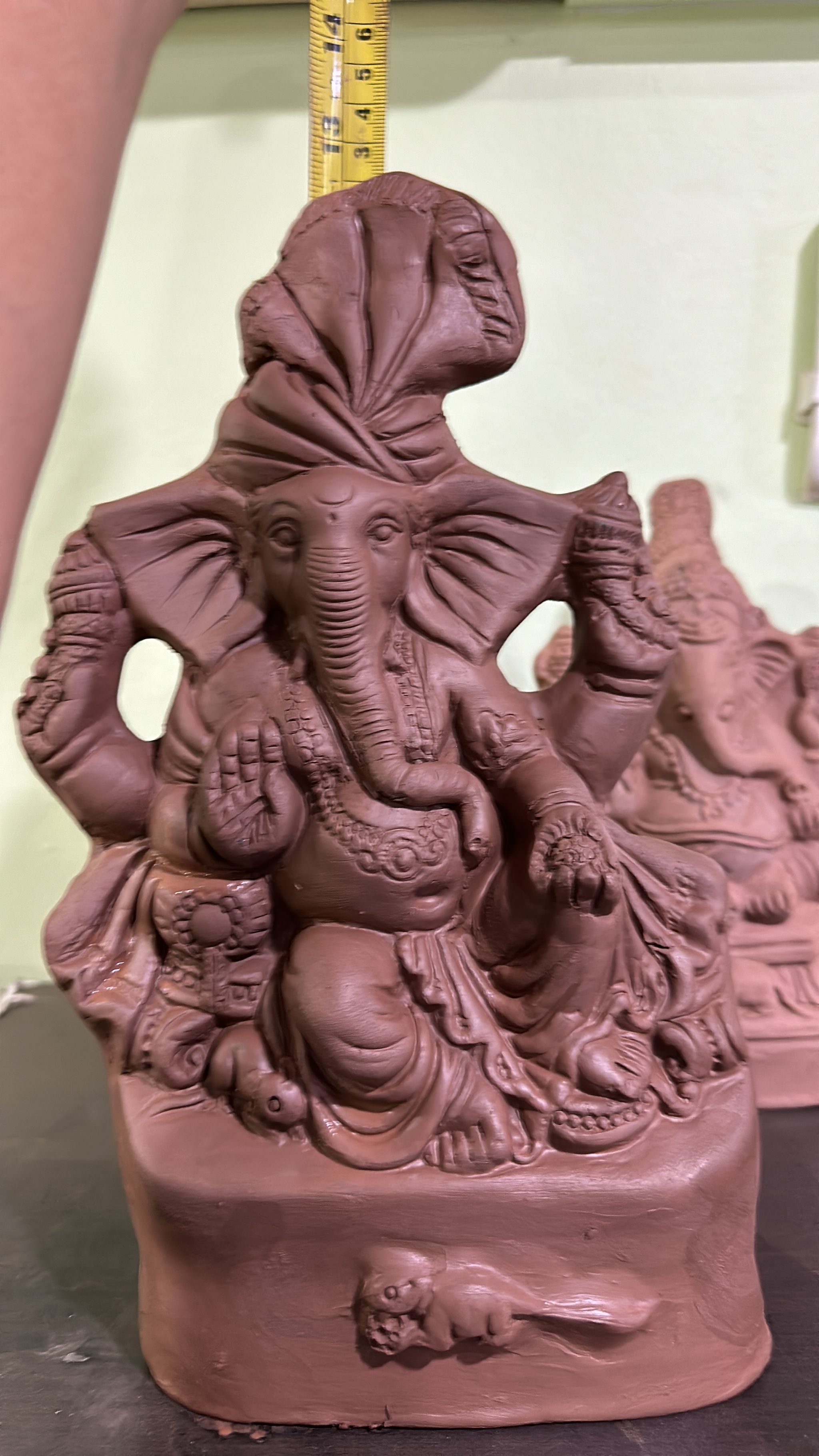9” RT Plain Balaganesha on Diwan with Pagadi HYD _1