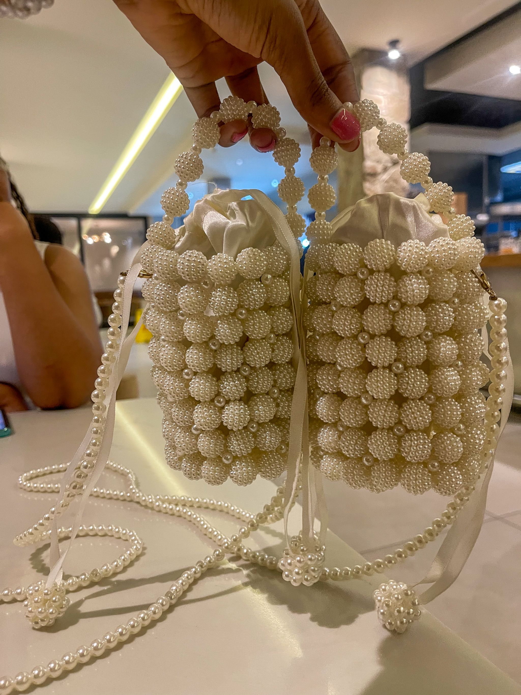 Pearl bucket bag _4