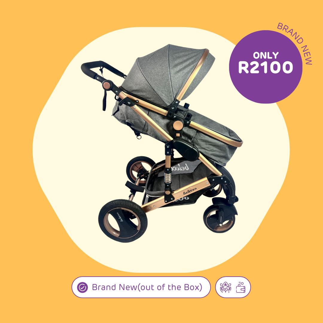 Belecoo baby stroller 2 in 1 foldable pram_0