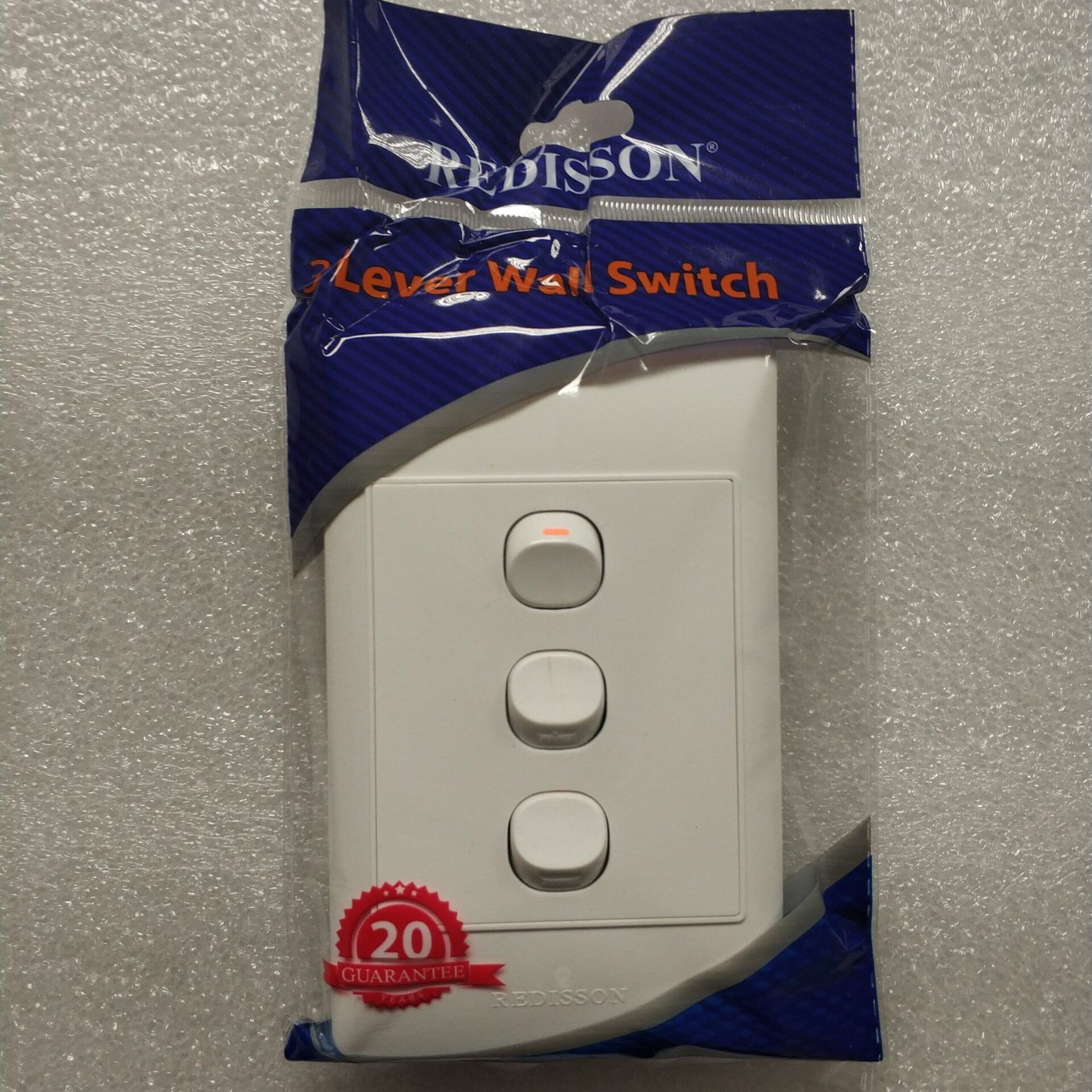 REDISSON 3 Lever 1 way Wall Switch – A103: High-Quality and Durable Lighting Control Switch_0