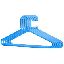 Chambiko Blue Plastic Hangers_0