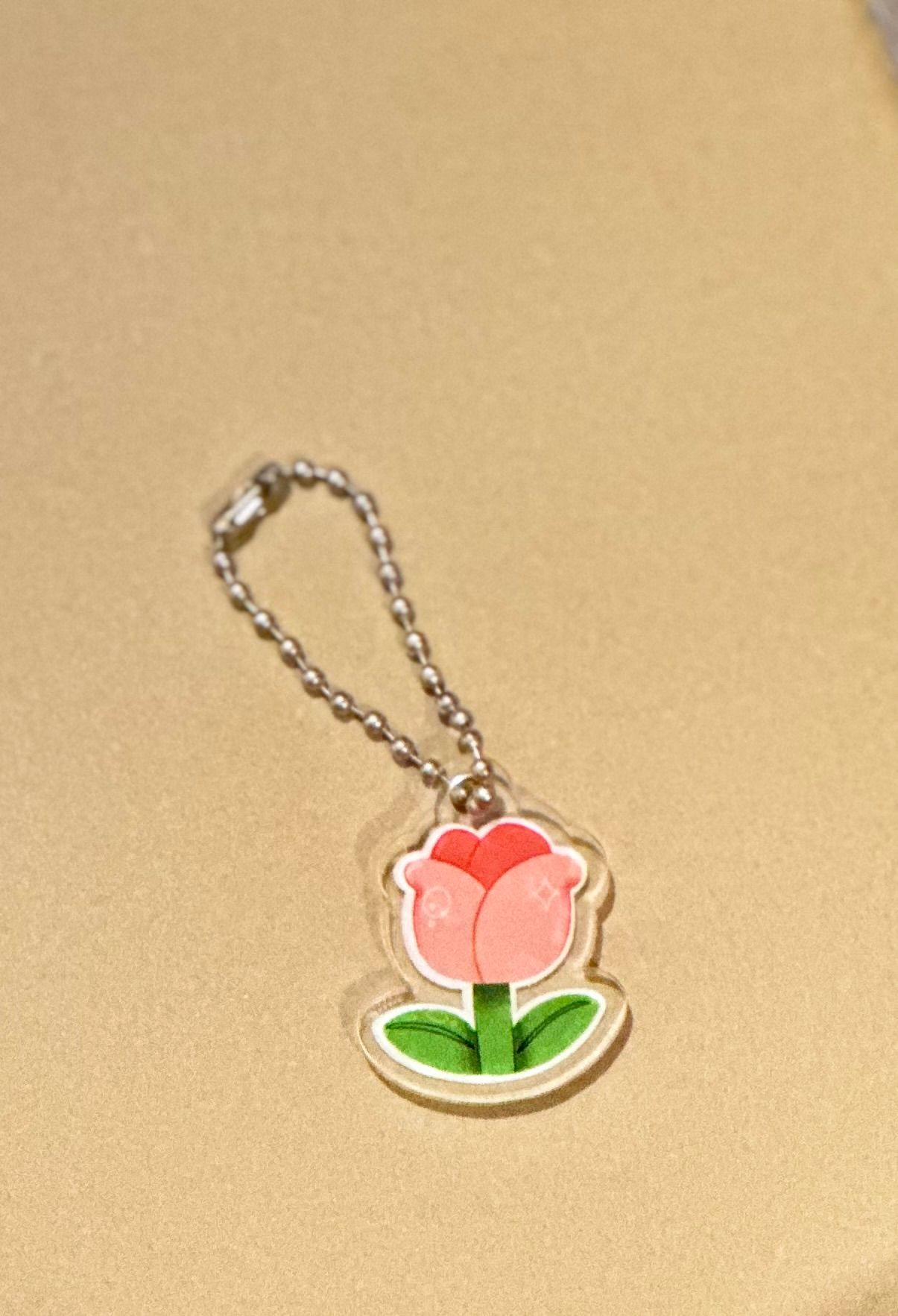 Cute tulip keychain _0