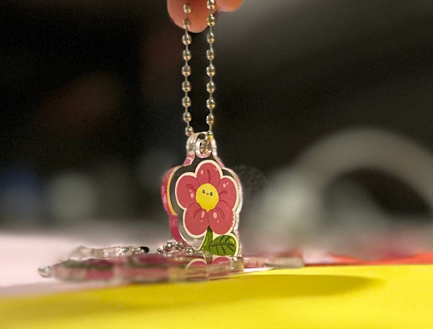 Cute flower keychain _0