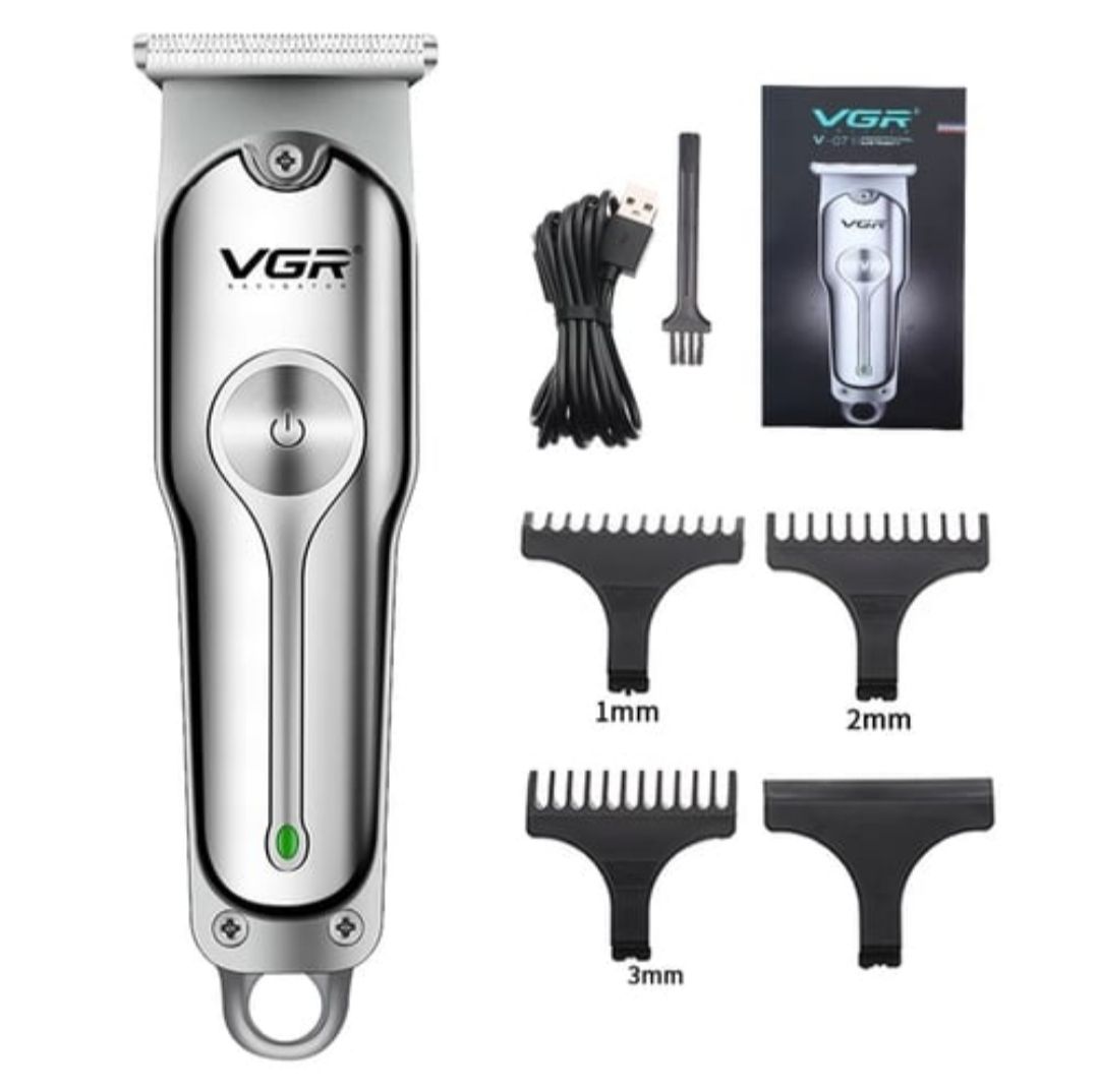 VGR Professional Hair Clipper with LCD Display, Adjustable Shaver._4