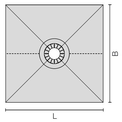 Kerdi Shower TT Sloped Tray For Centre Drainage_1