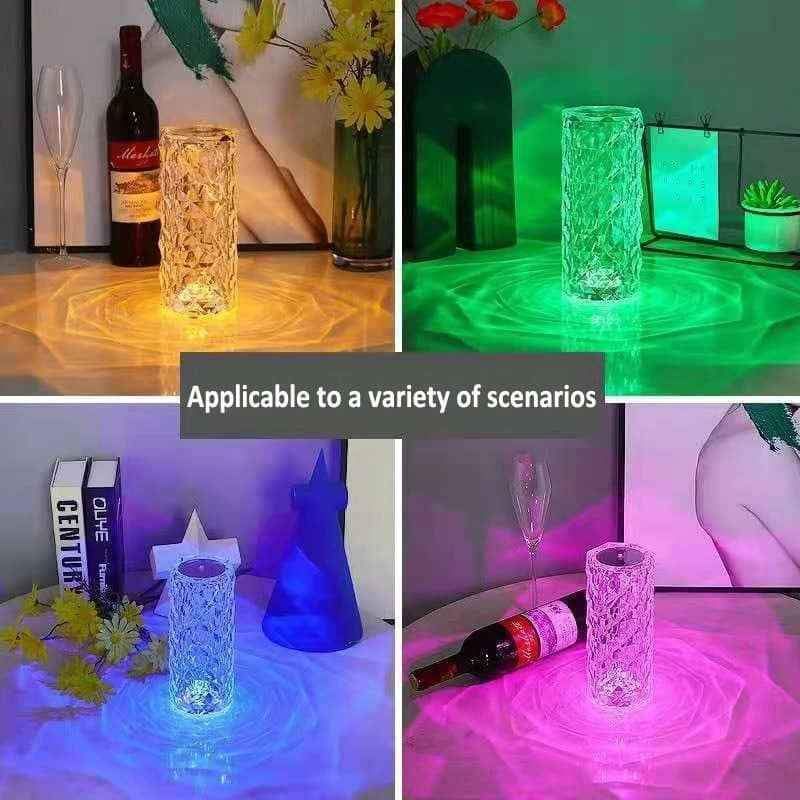 crystal table lamp LED USB_1