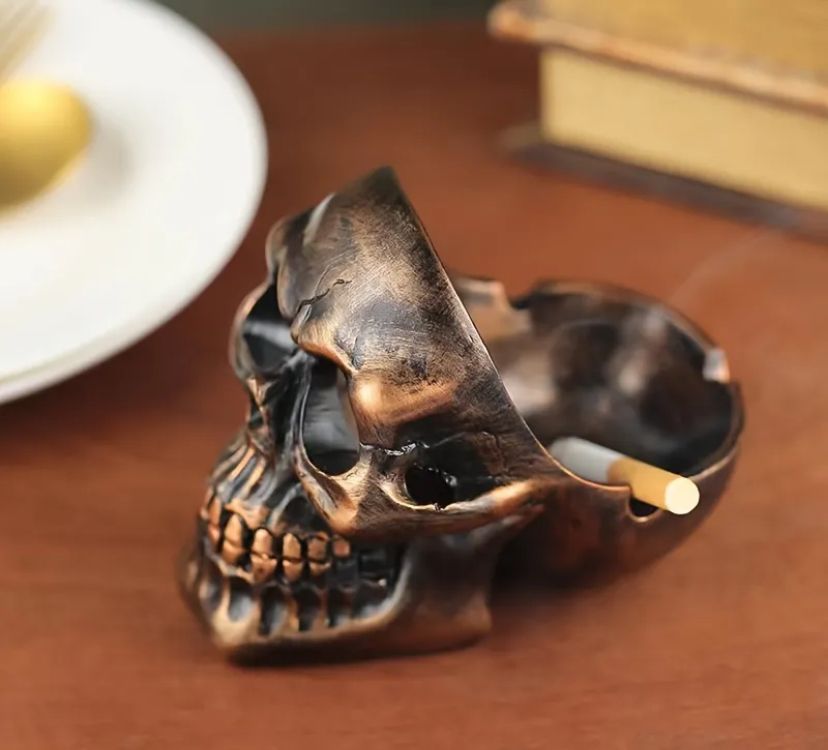 Fancy Skull AshTray_1