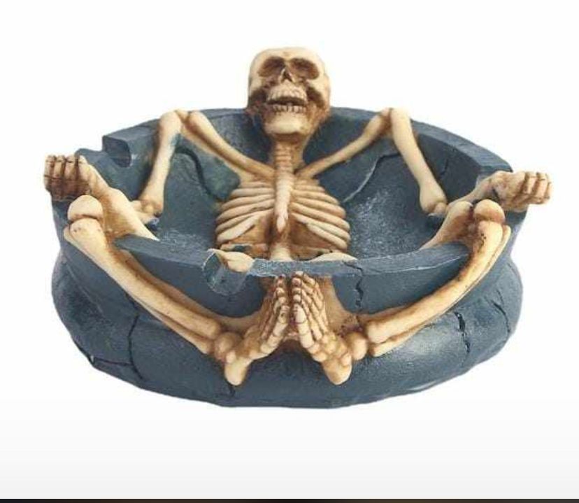 Fancy AshTray Skeleton _0
