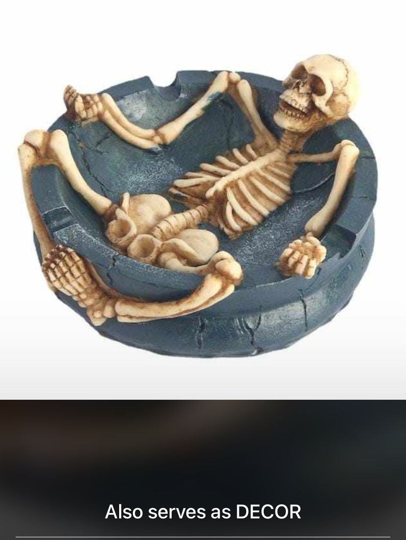 Fancy AshTray Skeleton _1