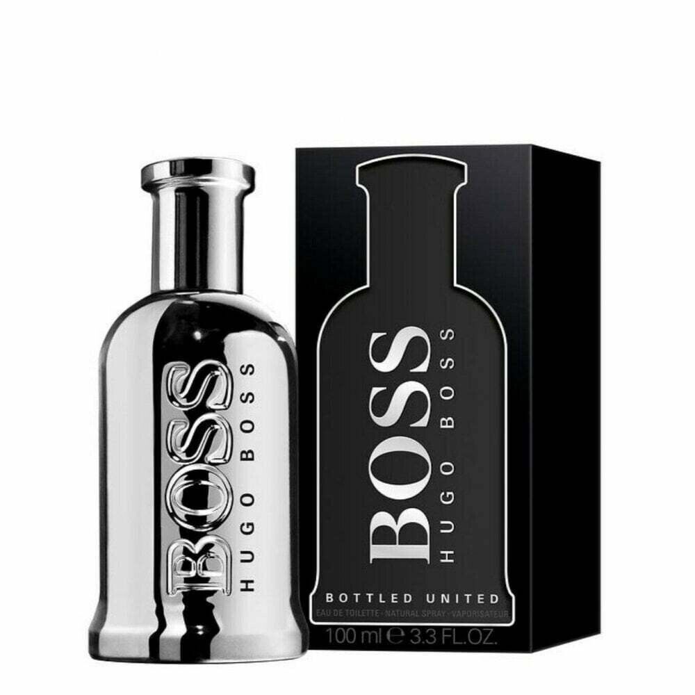 Hugo Boss Bottled UNITED EDT 100ml (Chrome Bottle)_0