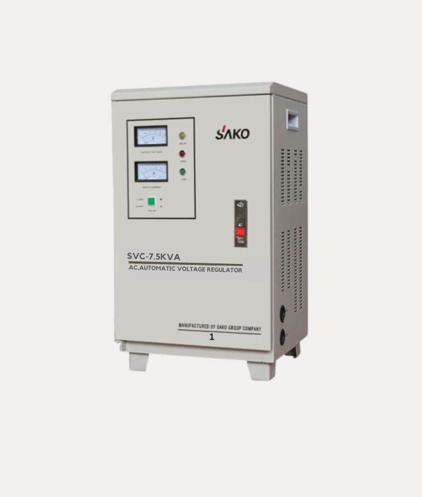 Sako 7.5KVA Stabilizer | 7.5KVA Servo Type Voltage Stabilizer_0