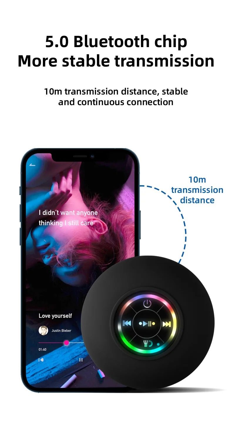 Haut-Parleur Bluetooth avec Ventouse_2