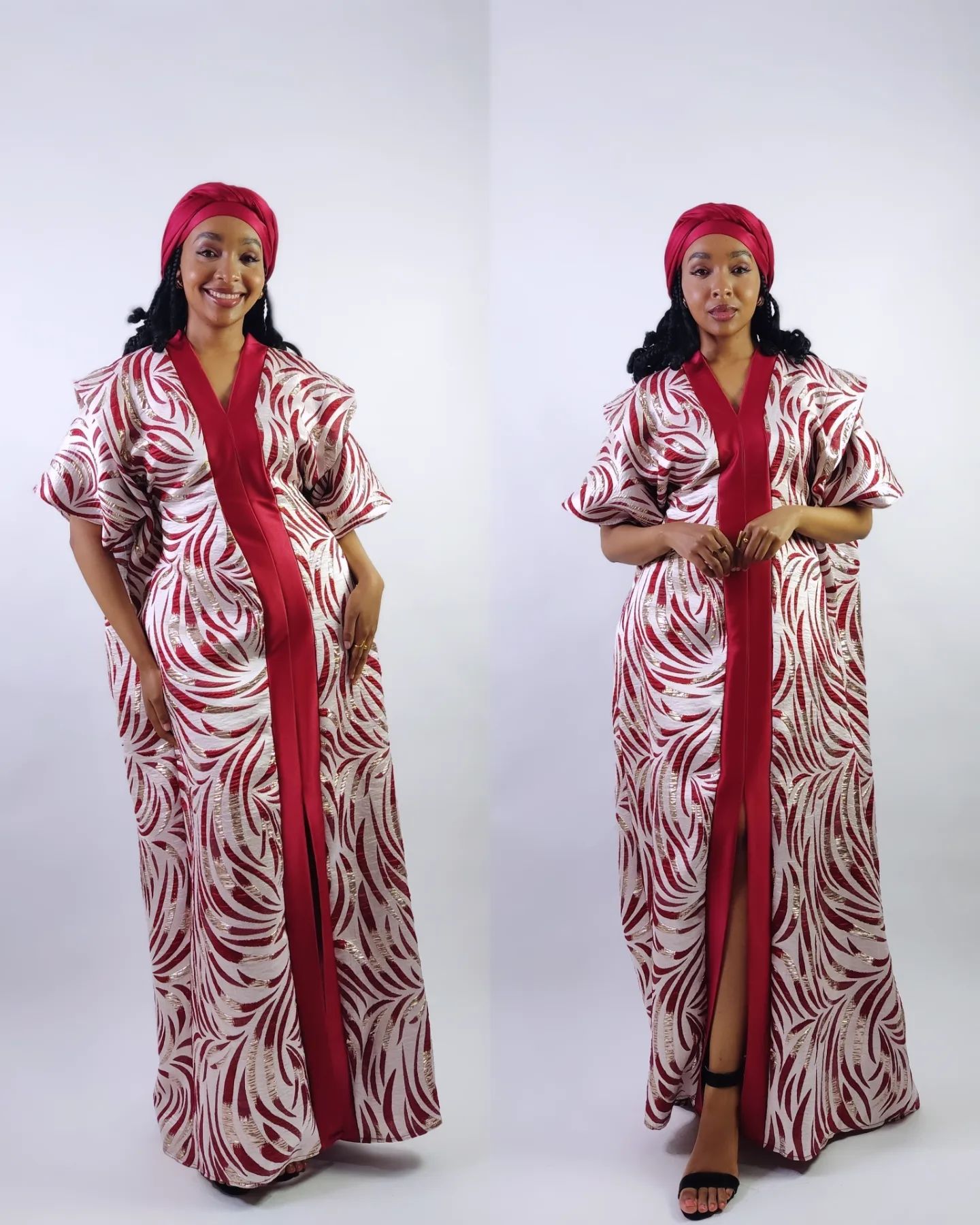 Red Ruby Luxury Kaftan _0