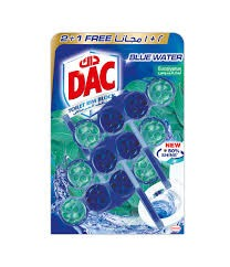 Dac Blue Water Toilet Rim Block Eucalyptus Scent (2+1 Free)_0