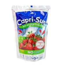 Capri-Sun Long Life Strawberry Drink - sweeteners free  artificial colors free  preservatives free_0