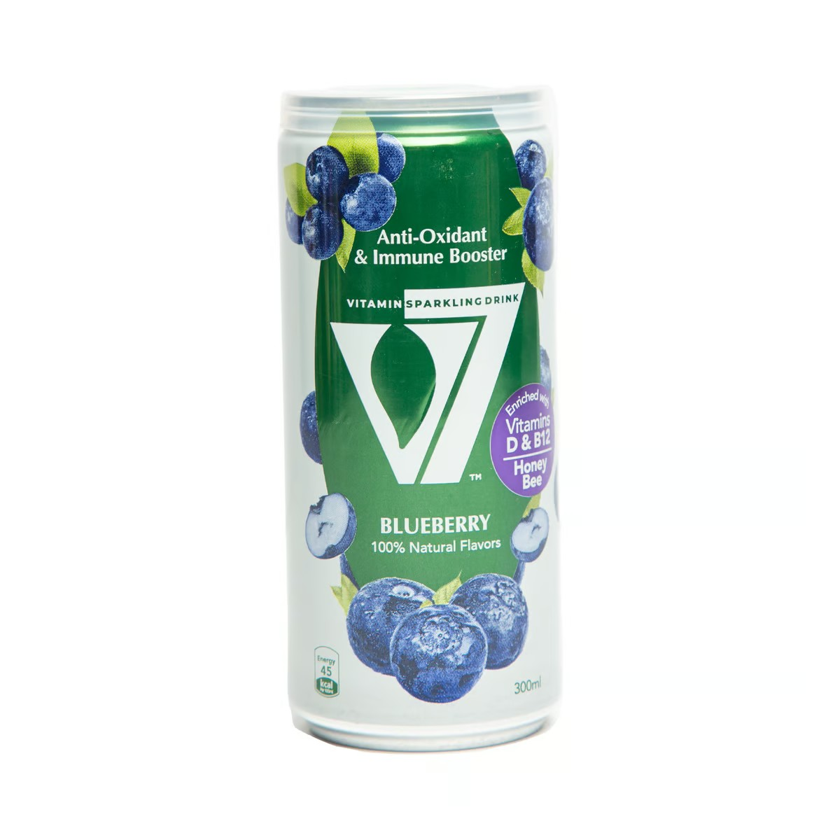 V7 Anti-Oxidant & Immune Booster Vitamin Sparkling Drink Blueberry Flavor_0