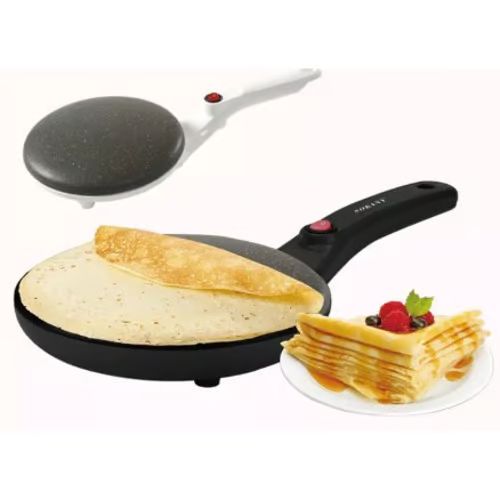 Sokany, Cordless Crepe Maker Non-Stick Dipping Plate plus Electric Base and Spatula Black_1