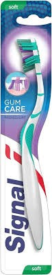 Signal Gum Care Blue & White Soft Toothbrush with V Bristles_0