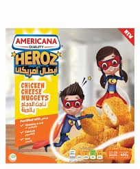 Americana Heroz Frozen Chicken Nuggets with Cheese (17 Pieces Approx)_0