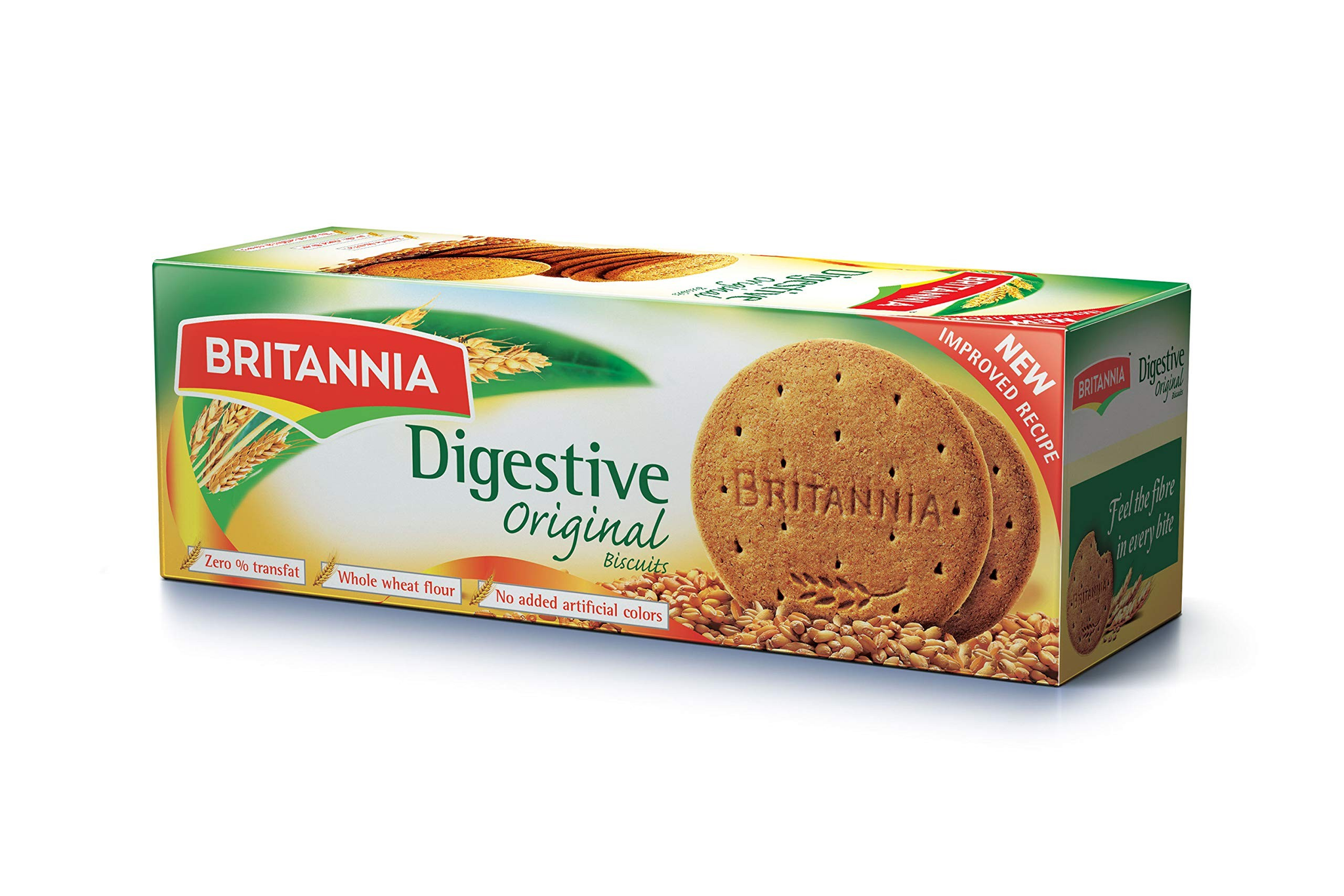 Britannia Original Whole Wheat Digestive Biscuits - trans fat free  no added artificial colors_0