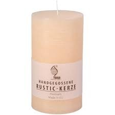 Gala Rustic Pastel Rose Candle_0