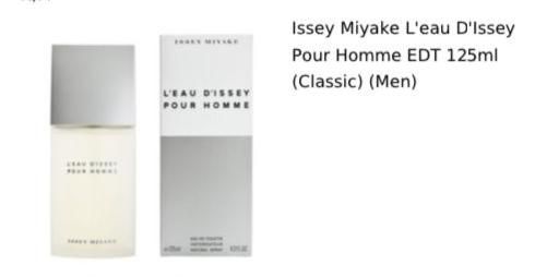 Issey Miyake L'eau D'Issey Pour Homme EDT 125ml _0