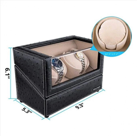 WatchWinder 2 Slots - Faux Leather_2