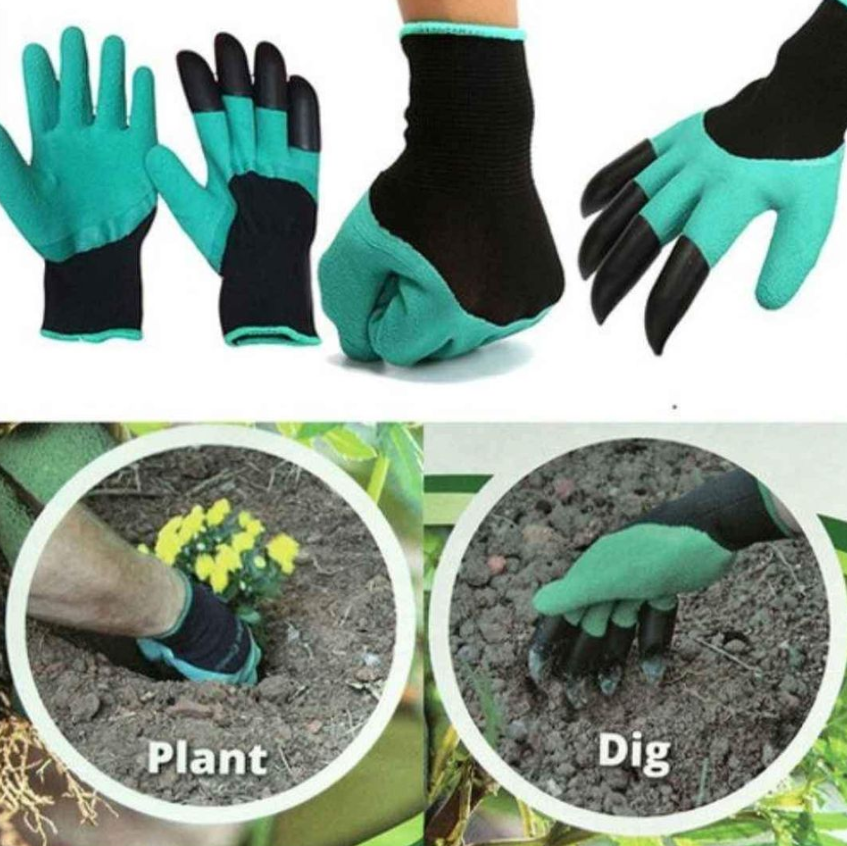 Inforest Garden Genie Gloves with Claws, Waterproof and Breathable Garden Gloves_1