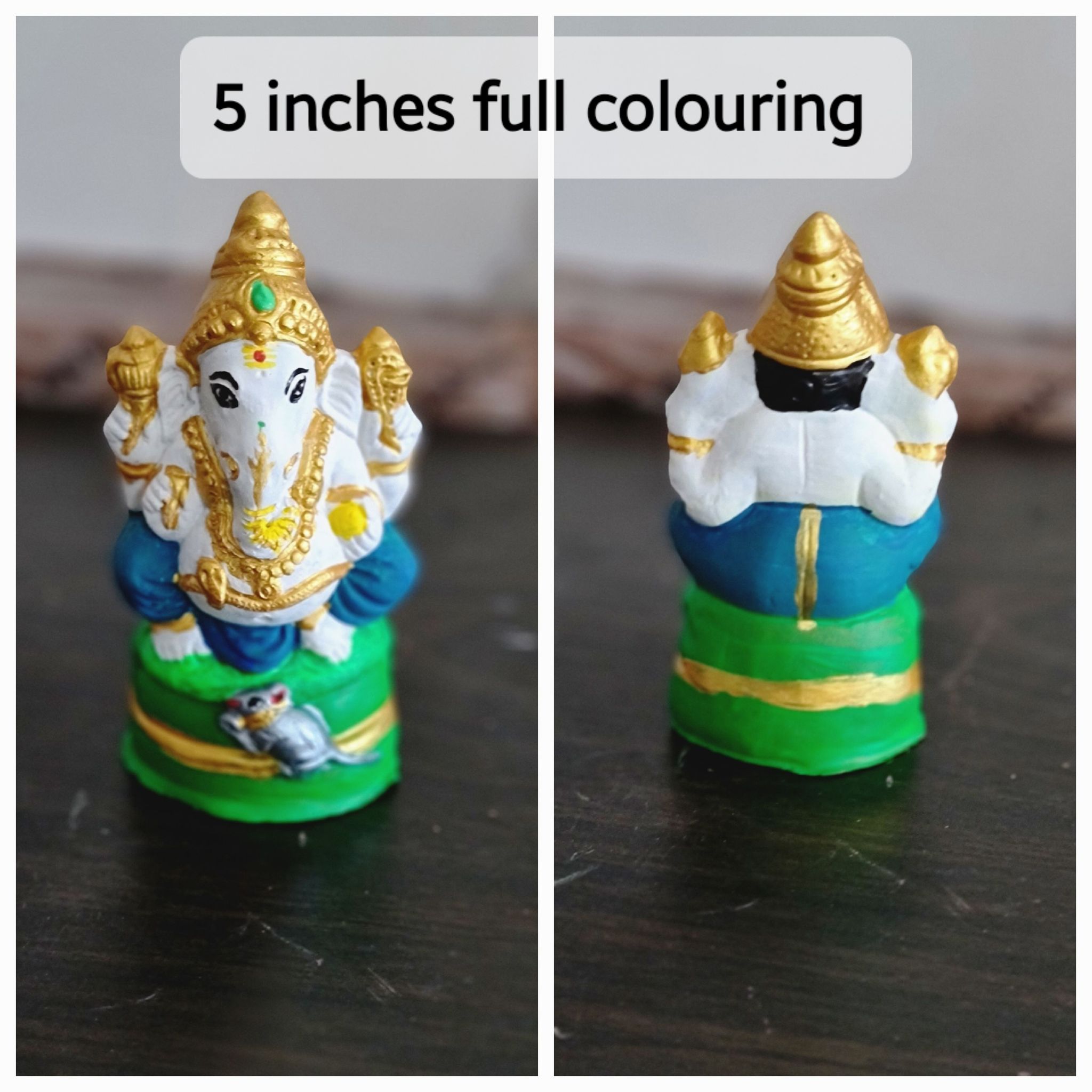 5 inches - Ganesha (Left/Right Trunk)_3