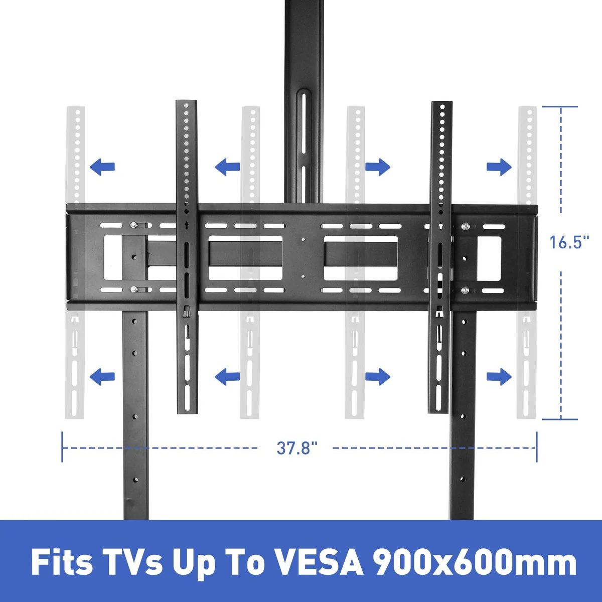 Trolley Movable TV Stand 55″-100″ Inch_4